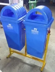 Fiber Yellow Plastic Dustbin